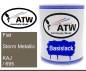 Preview: Fiat, Storm Metallic, KAJ / 695: 1L Lackdose, von ATW Autoteile West.